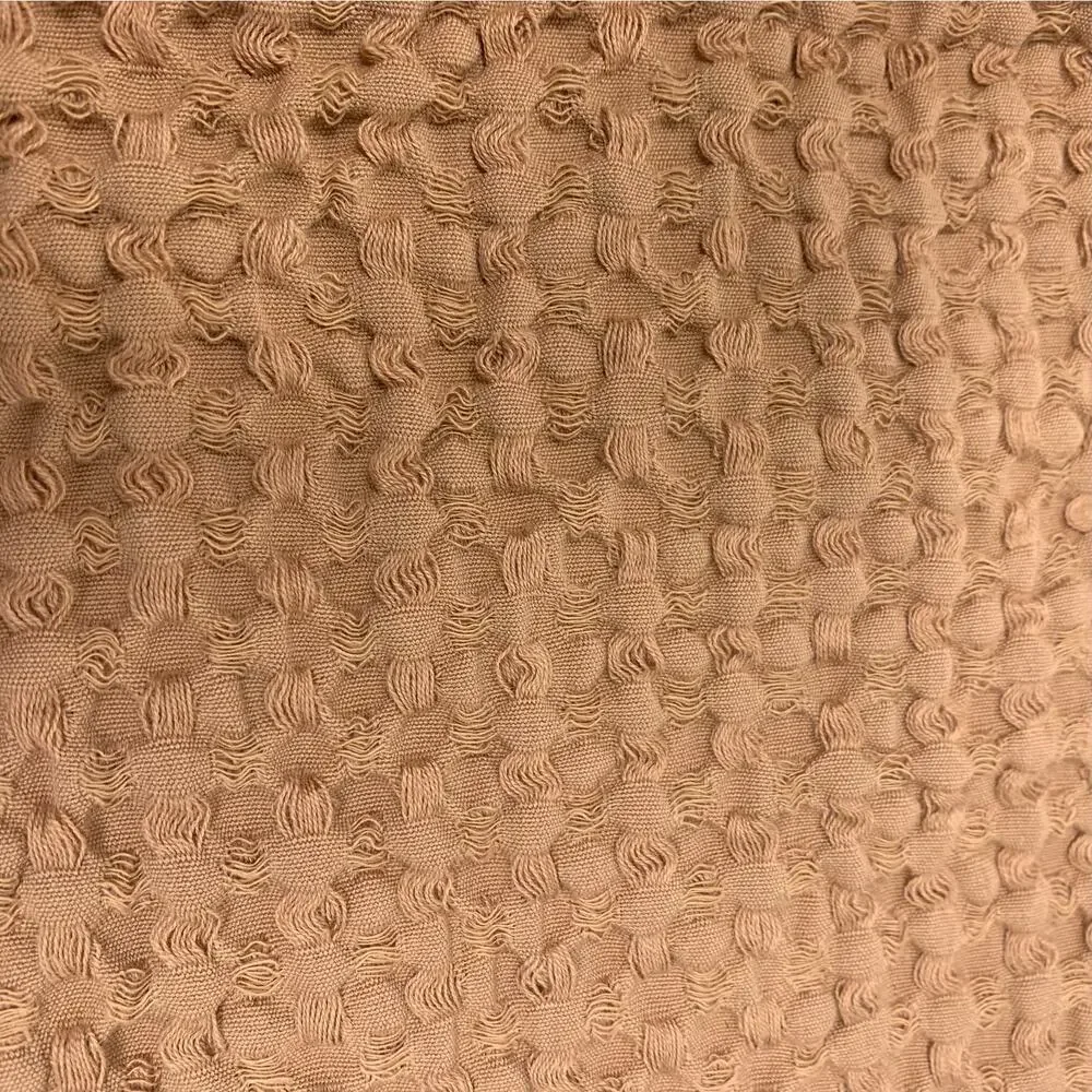 New Simka Rose 100% Cotton Natural Waffle Textured Natural Swaddle Blanket Clay
